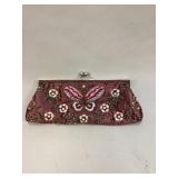 Butterfly clutch purse