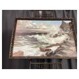 Joyce Clark Print On Board     Breaker   Point