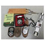 Exposure Meters, Hook Rug Needle & More