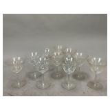 Etched Glass Goblets