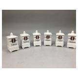Antique Germany spice containers