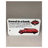 Texaco coin bank sign
