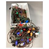 Untested assorted vintage Christmas lights