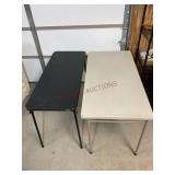 Two Folding Tables