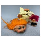 Vintage Troll Doll and Coin Bank