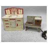 Childrenï¿½s Metal Toy Kitchen Sink & Electric Oven