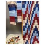 Complete quilt top & cross stitch