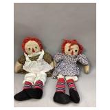 Raggedy Ann dolls
