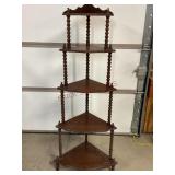 Victorian Walnut Corner Shelf