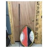 African shield and spear