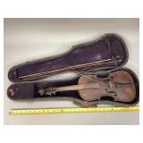 Violin and bow with case