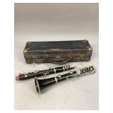Clarinet in case