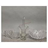Assorted Clear Glassware
