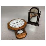 Tradition Wall Clock and Ansonia Mantel Clock