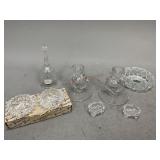 Assortment of Clear Glassware