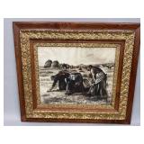 Framed Personal Rendition of The Gleaners