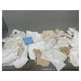 Vintage Assortment of Doilies and Linens