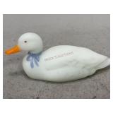 Hand Painted Fenton Duck