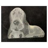 Viking Crystal & Satin Flat Back Bassett Hound