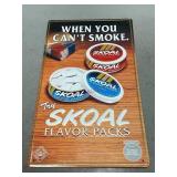 Tin Skoal Single Sided Sign