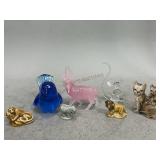 Glass and Ceramic Animal Figurines