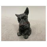 Metal Scottie Dog Coin Bank