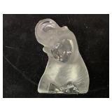 Viking Glass Crystal & Satin Flat Back Elephant