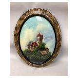 Reverse Painting on Convex Glass