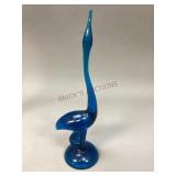 Viking Glass Epic Egret Bird Figurine