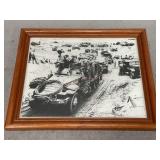 Framed Copy of WWI Photo