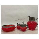 Pigeon Blood Serving Set