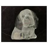 Viking Glass Crystal & Satin Flat Back Dog