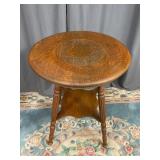 Antique Oak Parlor Table