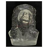 Viking Glass Crystal & Satin Flat Back Jesus