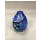 Signed Loretta Eby Iridescent Vase