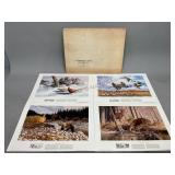 1986 Remington Wildlife Art Collection Prints