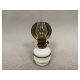 Miniature Hanging Oil Lantern with Reflector