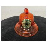 Viking Glass Persimmon Bicentennial Liberty Bell