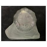 Viking Glass Crystal & Satin Flat Back Lion