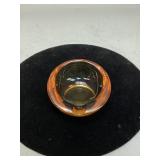 Permission Orange Orb Ashtray