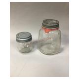 Two Glass Jars with Lids