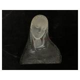 Viking Glass Crystal & Satin Flat Back Madonna