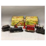 Collection of Vintage Marx Train Toys