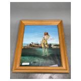 Girl with Curls Print by Salvador Dali