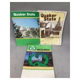 Three Quaker State Road Atlases