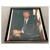 Framed John F Kennedy Photo