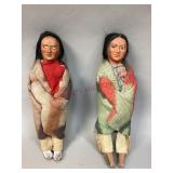 Two Skookum Native American-Themed Dolls