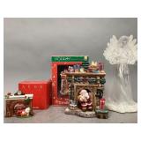 Ceramic Candle Holders and Decorative Angel