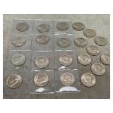 21 John F. Kennedy Fifty Cent Coins