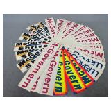 McGovern for President Stickers